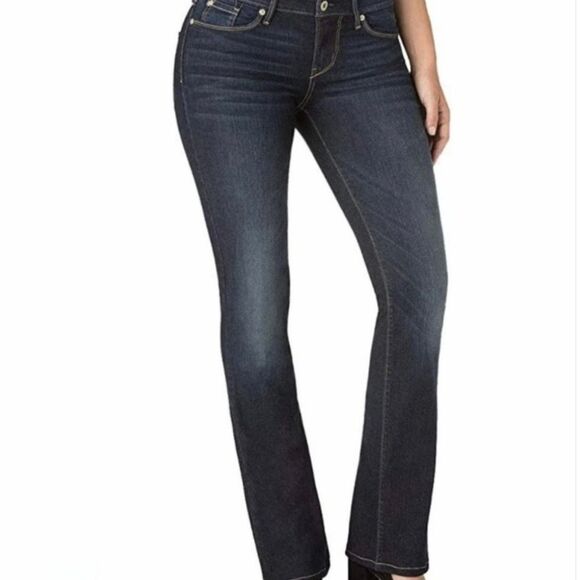 🔹️Levi's Denizen Dark Blue Wash Modern Bootcut Jeans Size 8/29 - Picture 1 of 12